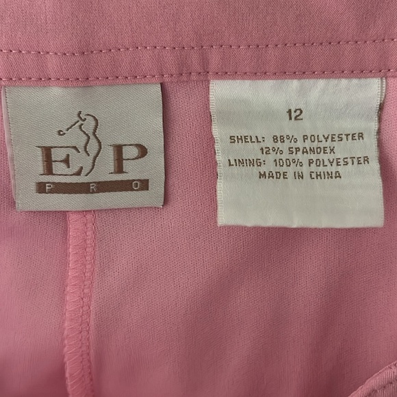 EP Pro soft pink skort with plaid trim. Size 12. - Picture 9 of 10